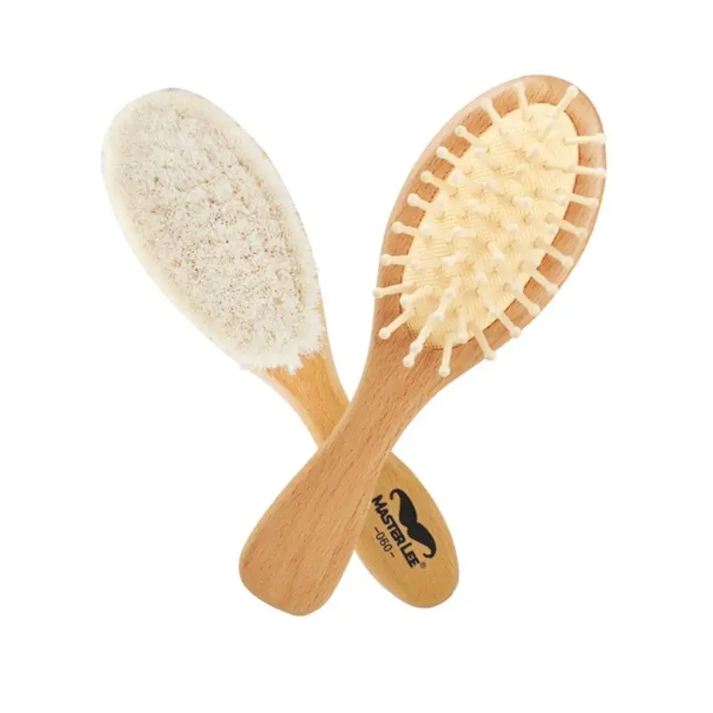 

Wooden Baby Hair Brush+Comb Set Perfect Baby Shower Gift for Newborns Toddlers