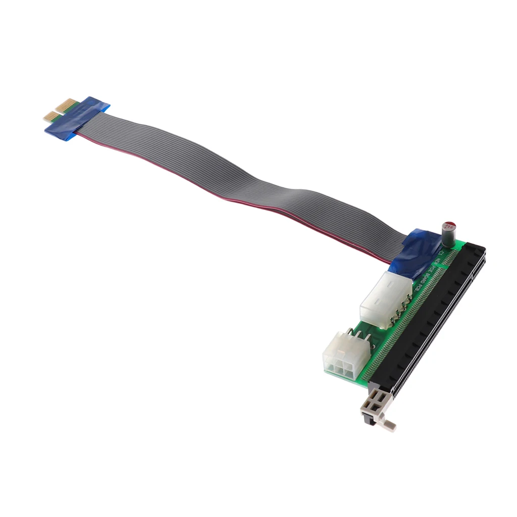 Переходная плата PCI Express E X1 к X16 слоту преобразователя|Компьютерные кабели и