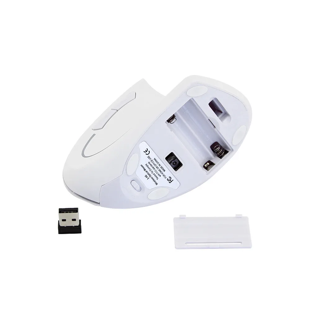 Беспроводной Мышь 2 4 ГГц игровой эргономичный дизайн вертикальная 1600 Точек на