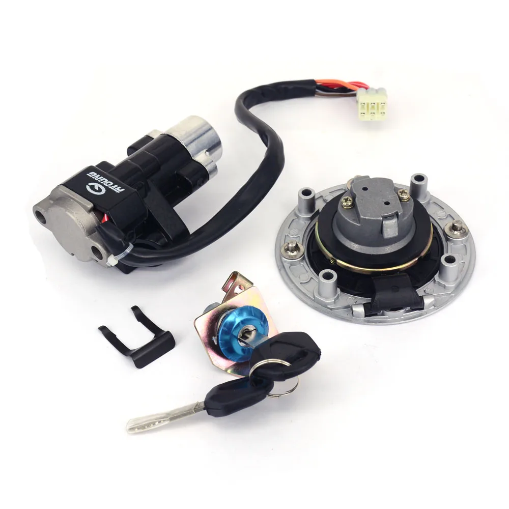 Замок зажигания для мотоцикла переключатель ключа топливных крышек SUZUKI GSXR600 GSXT750