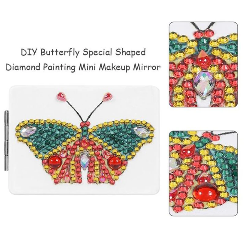 Бабочка/сердце сделай сам специальная форма алмазная живопись зеркало для