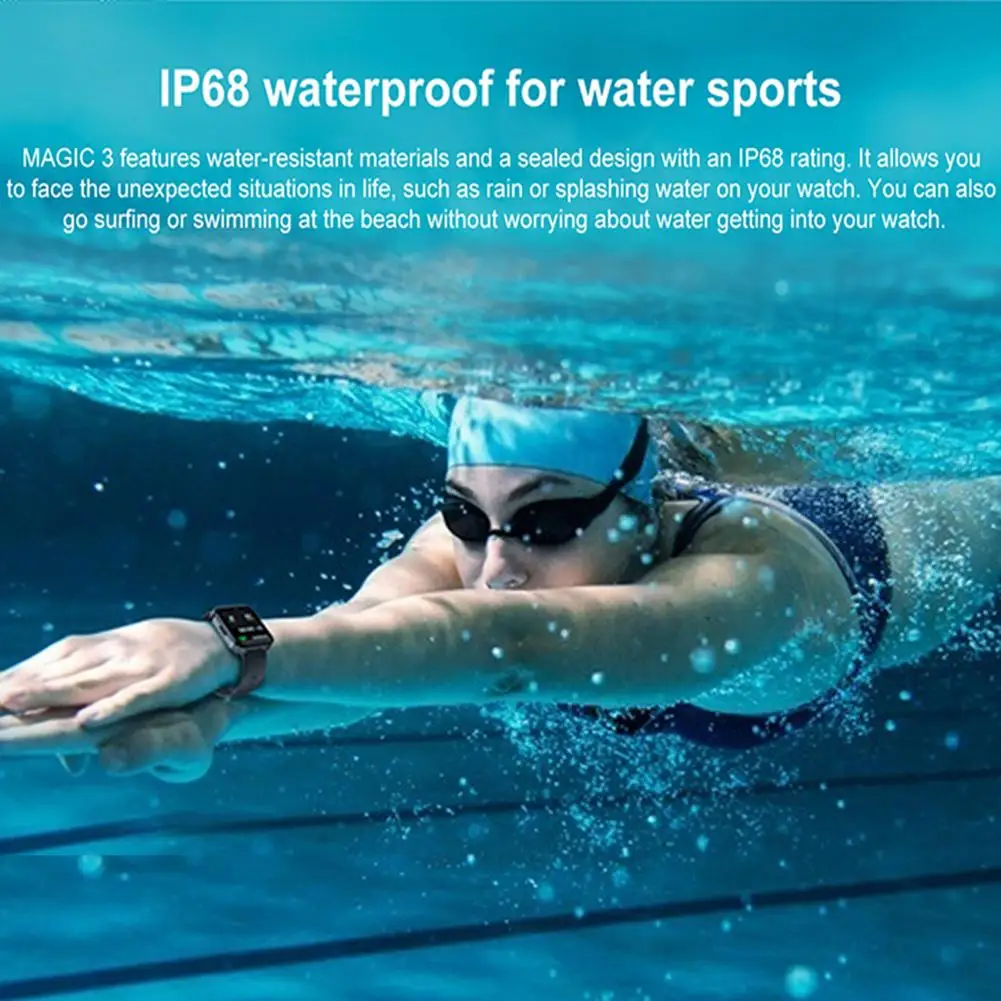 

KOSPET MAGIC 3 Smartwatch Waterproof Sport Watch For IOS Android Heart Rate Sleep Monitor Fitness Bracelet Smart Clock Women