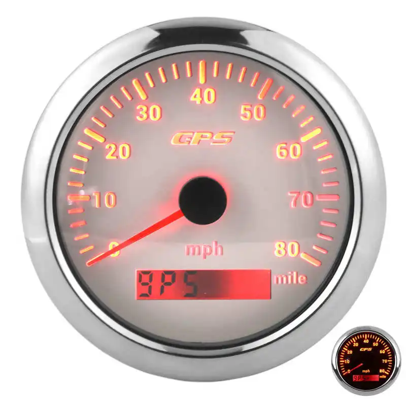 GPS Спидометр миль/ч дисплей изогнутое стекло для модификации автомобиля