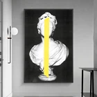 Мадемуазме клерон, скульптура, настенное искусство, холст, постеры и принты, абстрактные черные и белые картины на холсте, картины для домашнего декора