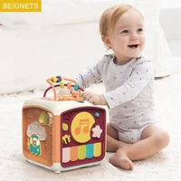 baby music hand drum toddler toys 7 in 1 learning educational shape sorter musical bead maze counting discovery toys for kids
