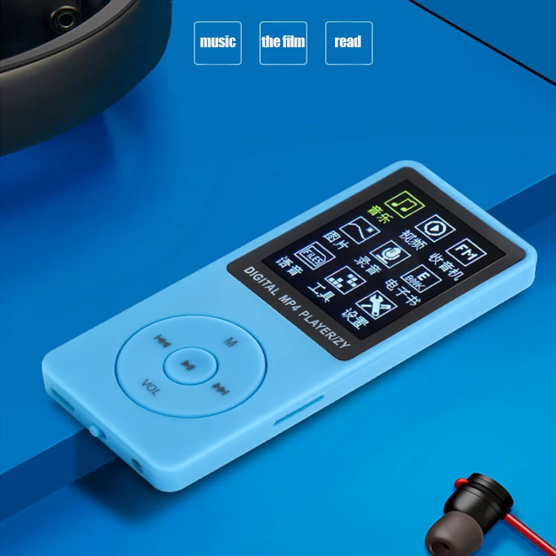 MP4 Music Player Recorder Walkman HIFI Mini FM Radio Video Portable MP3 Metal LCD Screen Games Movie With Earphone Set | Электроника