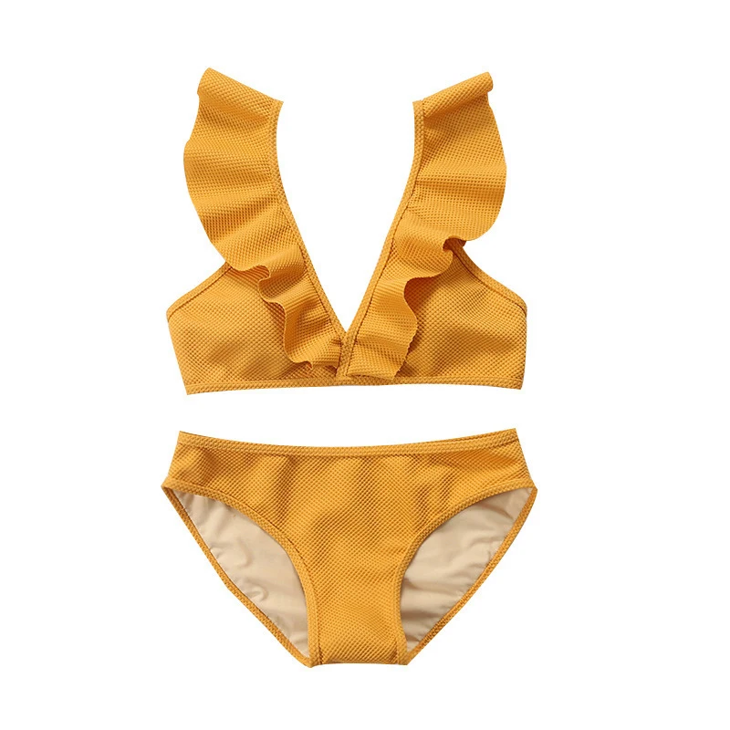 Комплект бикини 2020 купальник с эффектом пуш ап женский корейский костюм
