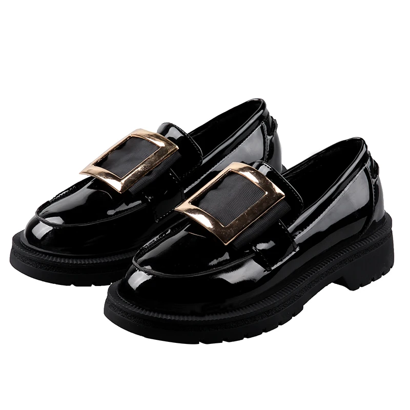 Женская кожаная обувь в стиле ретро Новинка 2020 года Весенняя повседневная с