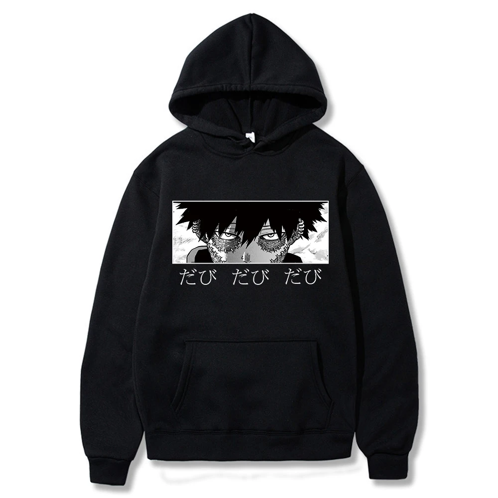 

My hero gym hoodie anime dabi long sleeve casual men's tracksuit