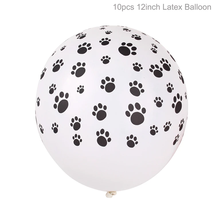 Dog Latex balloon HUIRAN джунгли принадлежности для животных Посуда С Днем Рождения Декор дети Джунгли Тема вечерние для вечеринки в стиле сафари декор для мальчиков - Цвет: Dog Latex balloon