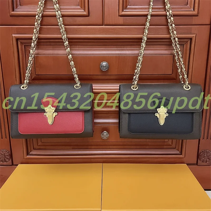 

Hot Selling Luxury Design Ladies Fashion VlCT0lRE Chain Shoulder Bags High Quality Women Classic Handbag 27x9x17cm Free Shipping