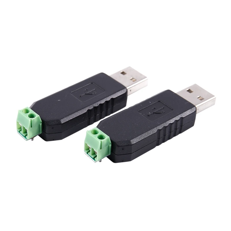 2х ПК USB к RS485 RS-485 интерфейс конвертер последовательный адаптер совместимый + PLC |