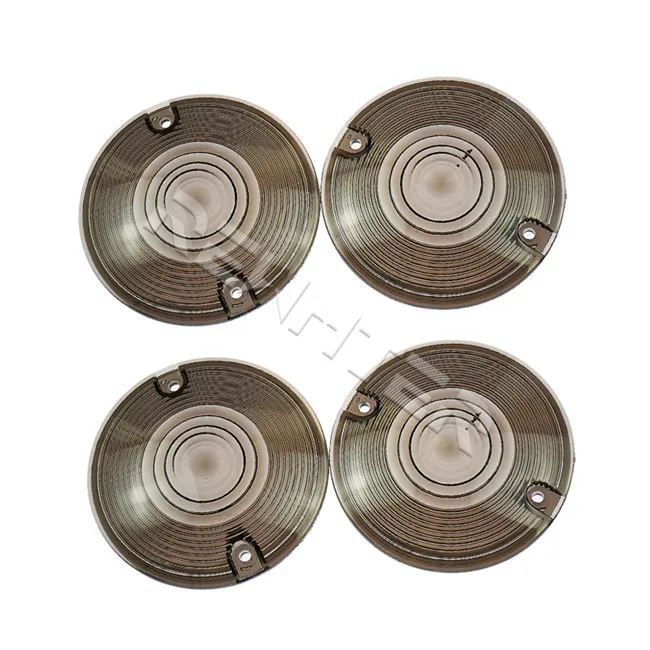 4pcs smoke 2pcs/4pcs Motorcycle Turn Signal Light Cover Red Clear Smoke Orange Lens For Harley Touring Electra Glides Road King Ultra Glide - Цвет: 4pcs smoke