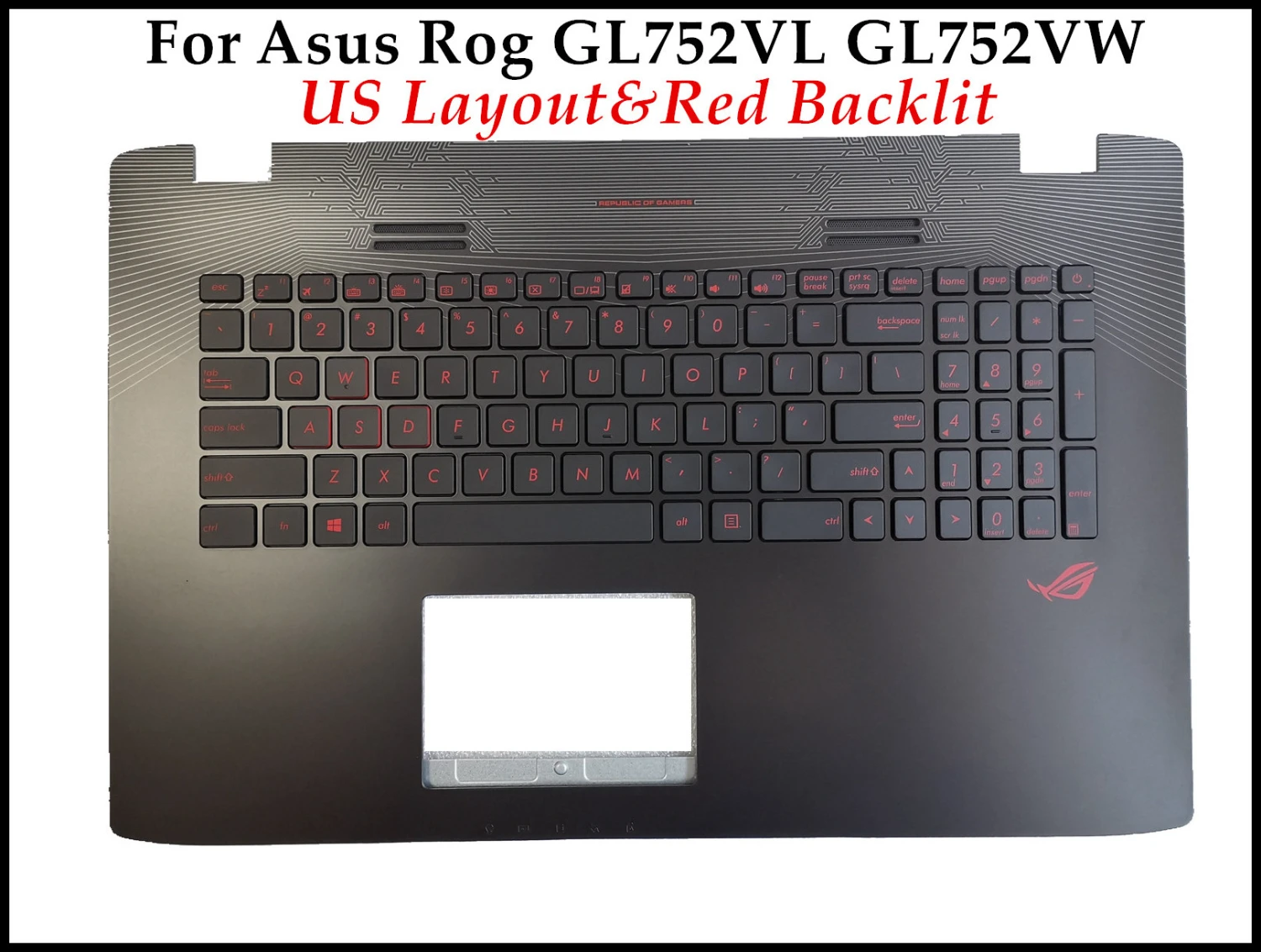 Новинка 90NB0A41 R31US1 0KNB0 662GUS00 13NB0941AP030 для Asus Rog GL752V GL752VL GL752VW Клавиатура ноутбука с