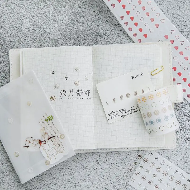 1pcs/1lot Washi Masking Tapes Basic dot Decorative Adhesive Scrapbooking DIY Paper Japanese Stickers 3M | Канцтовары для офиса и
