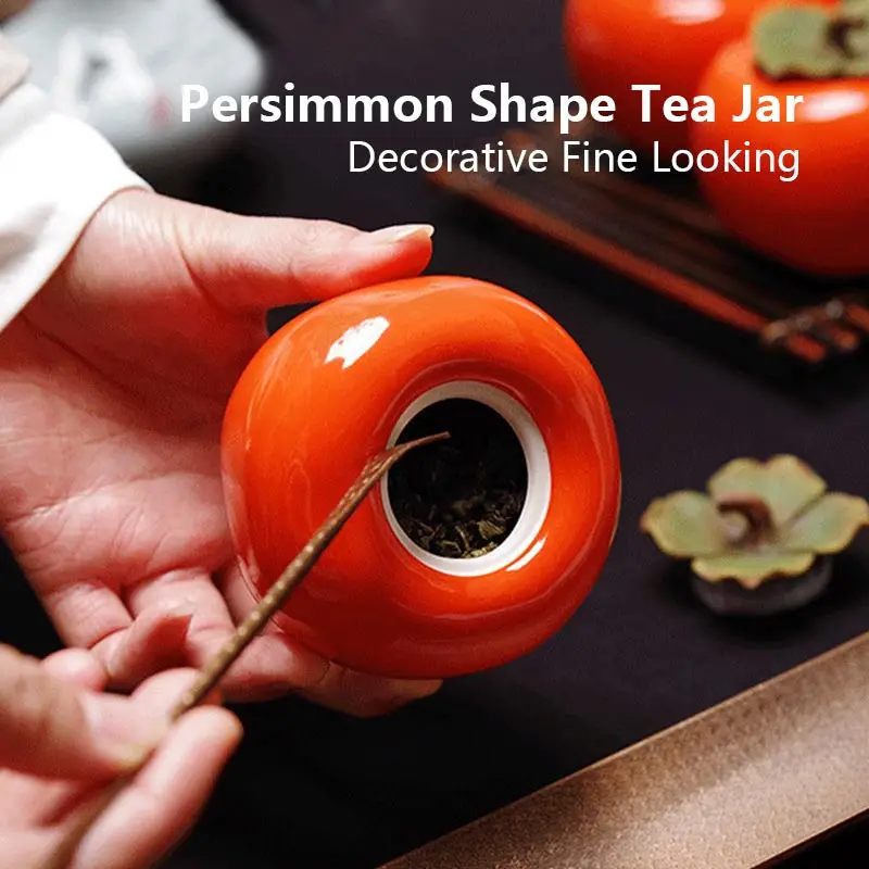 Керамический чайник креативная хурма контейнер для приправы высокое качество