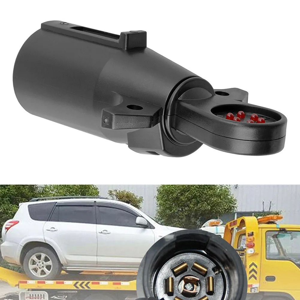 

Trailer Plug US 7-pin Plug Detector Automobile End Socket Line Detection UP1701T Car Trailer Socket
