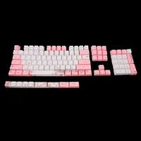 1049 keys oem pbt keycaps full set mechanical keyboard keycaps pbt dye sublimation cherry blossom key caps