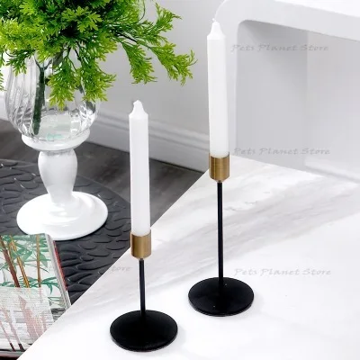 

Nordic ins modern minimalist candlestick model room restaurant decoration candlelight dinner romantic wedding decoration