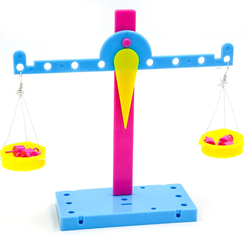 

Fashion New Principle Balance Scale Early Educational Toy kids Experiments Material Physics Teaching Tool DIY Combination Toys