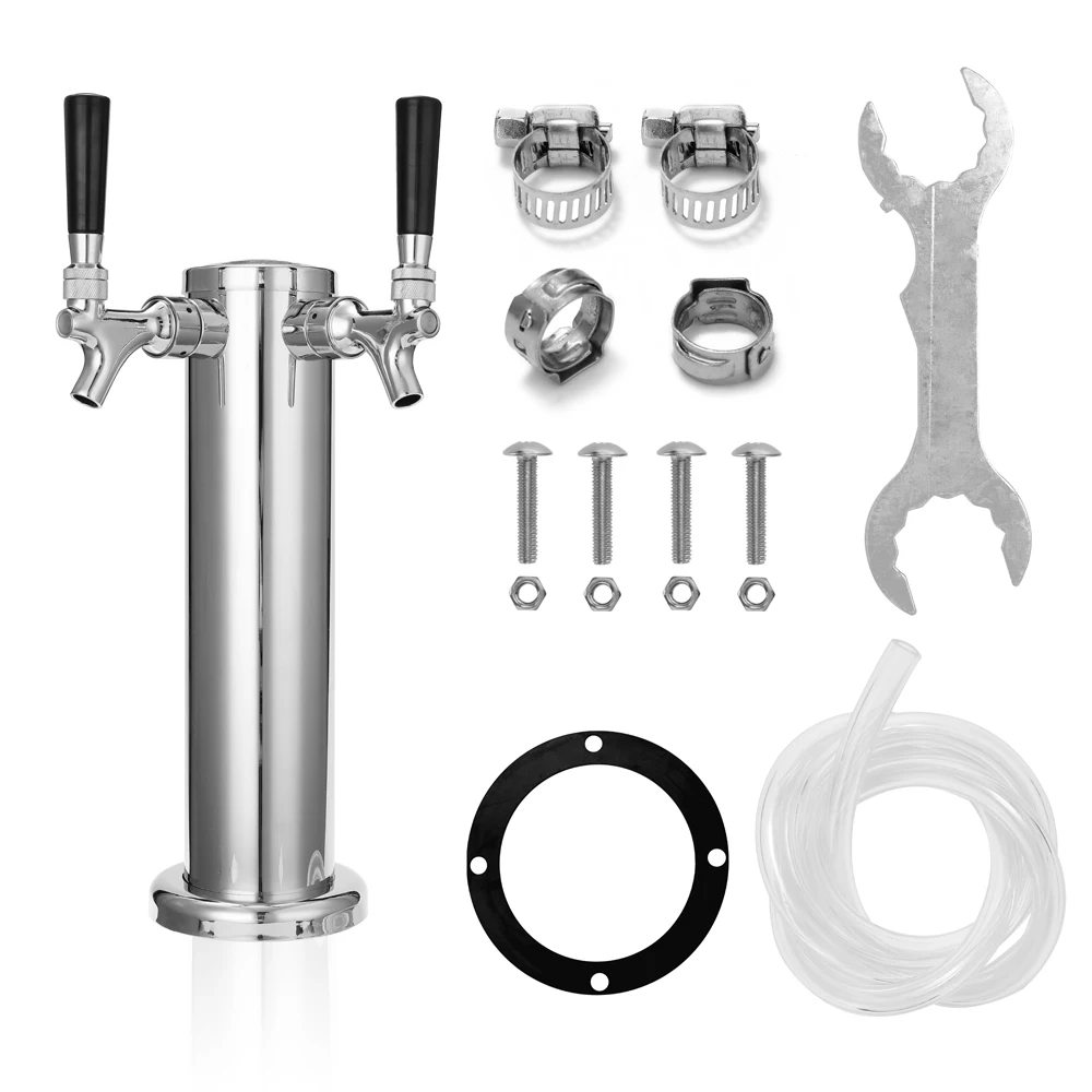 Пивная башня один кран/два крана/три крана пивная из нержавеющей стали с двойным