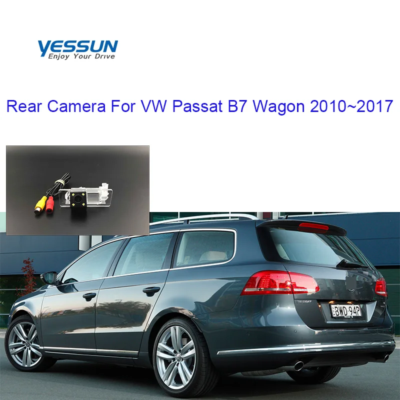 Yessun камера номерного знака для Volkswagen Passat B7 Wagon 2010 ~ 2017 заднего вида парковочная |