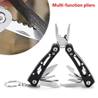 Многофункциональные плоскогубцы для зачистки проводов многофункциональный нож для кемпинга на природе Складные плоскогубцы для повседневного использования карманные портативные из нержавеющей стали