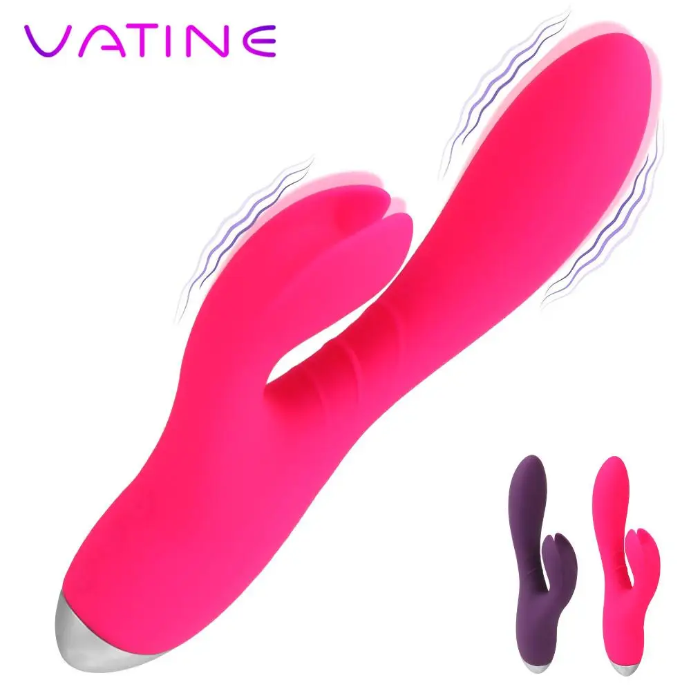 

G-spot Clitoris Stimulator 10 Modes Dual Motor Bunny Rabbit Vibrators Kneading Sliding Massage Adult Products Sex Toys For Women