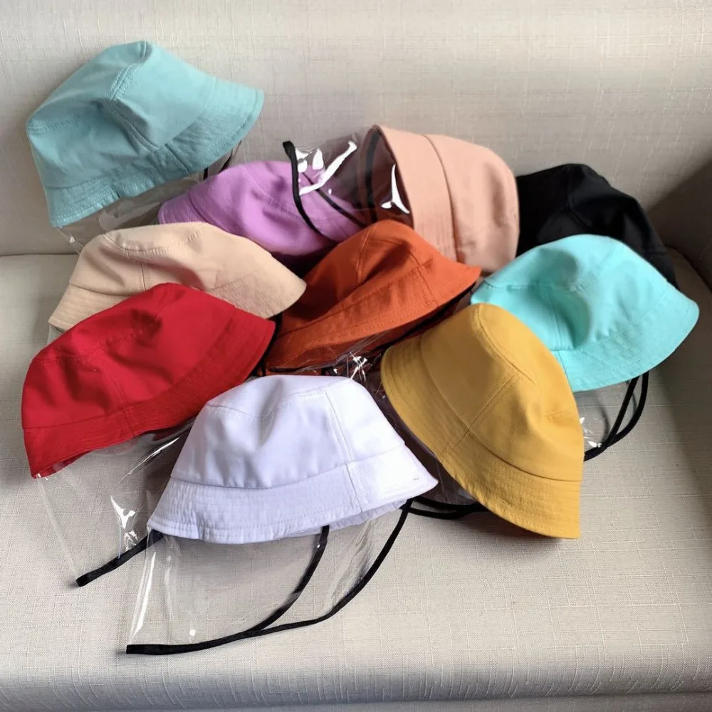 Kids Dust Cover Full Face Cap bucket Hat Children Anti Protective Droplets Spreading Prevent caps hat outdoor | Красота и здоровье