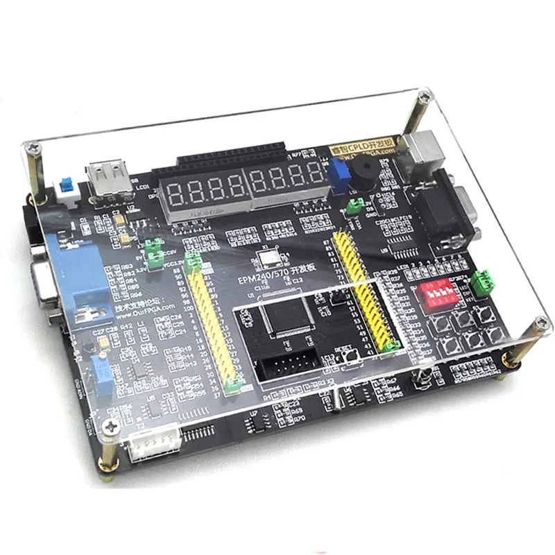 Многофункциональная макетная плата CPLD Altera EPM240 с интерфейсом шагового двигателя