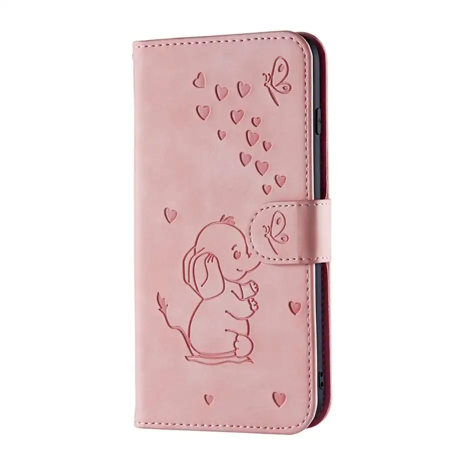Чехол-книжка для Samsung Galaxy S10 S9 S8 S7 Plus Note 9 10 A10 A20 E A30 A40 A50 A70 A80 кожаный с объемным