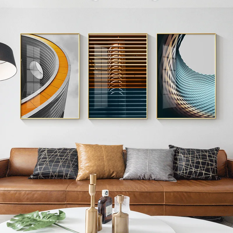 

Landscape Painting Core Architecture Industrial Style Poster Printing Living Room Porch Sofa Background Wall Picture Home Decor