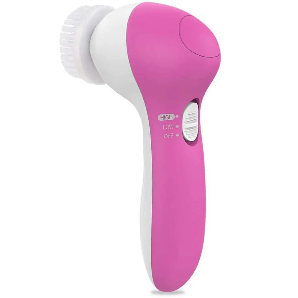 

Portable 8-in-1 Facial Brush Cleansing System Massager Face Cleanser Brush with 8 Brush Heads electronic cleansing brush