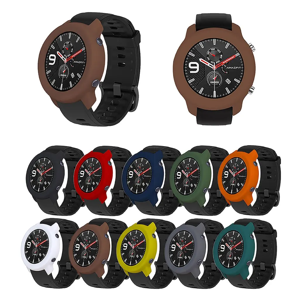 Мягкий чехол для часов силиконовый защитный Huami AMAZFIT GTR 42 мм из