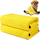 Банное полотенце для домашних животных впитывающее полотенце для чистки волос, банные полотенца для собак и кошек, быстросохнущие толстые сухие полотенца для уборки дома и автомобиля