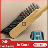 soft fur bed brush dust removal artifact broom cleaner sweeping brush long handle household cleaning sofa dust cleaning brush