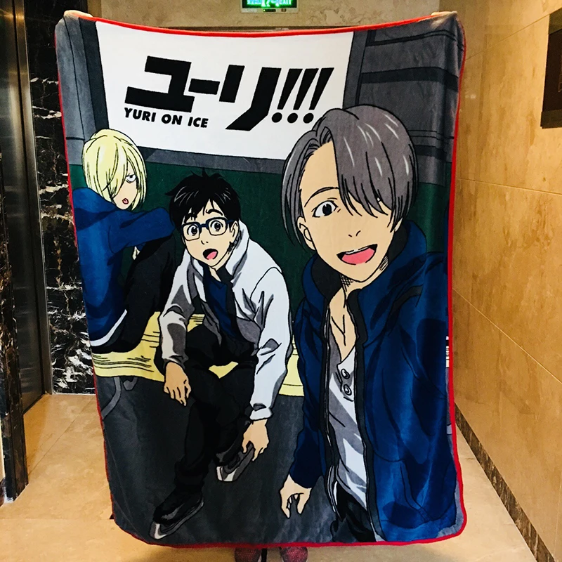 IVYYE 120x155 см YURI! На льду аниме одеяло плюшевое бархатное теплое украшение мягкая кровать для дома плед для дивана s унисекс подарки Новинка