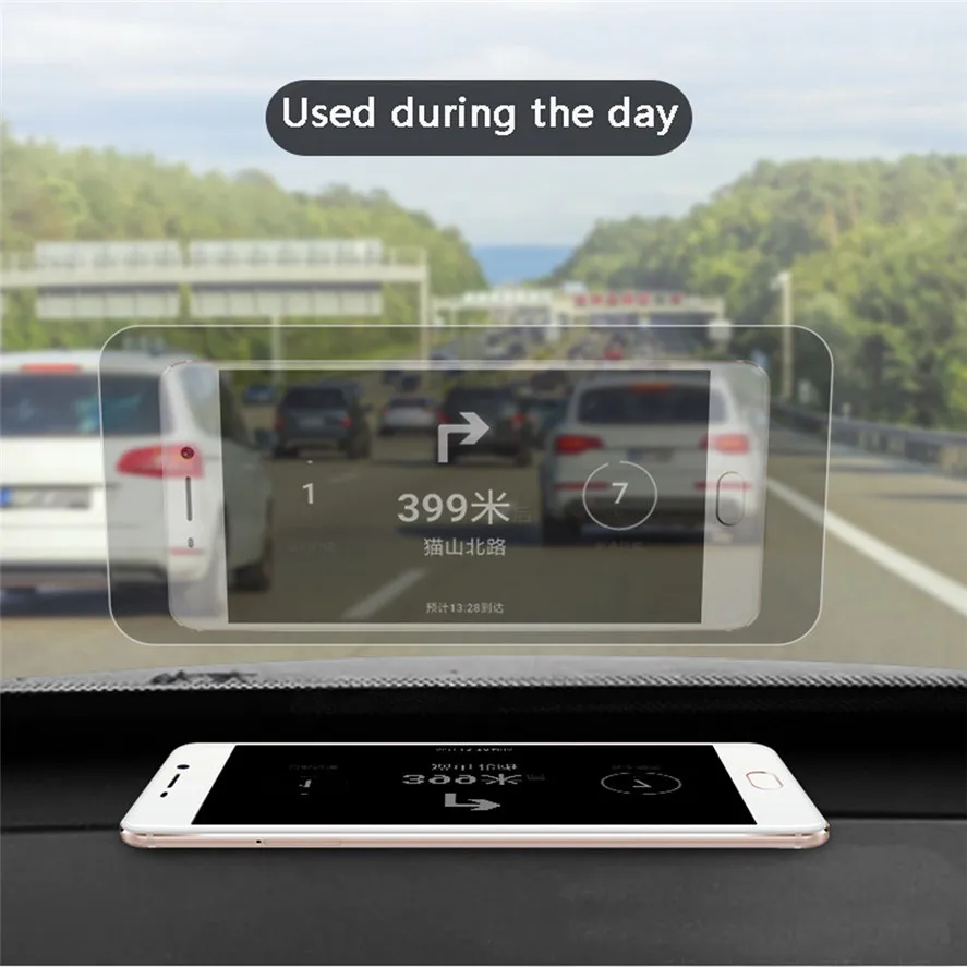Новый 1 комплект универсальный дисплей HUD светоотражающее лобовое стекло пленка