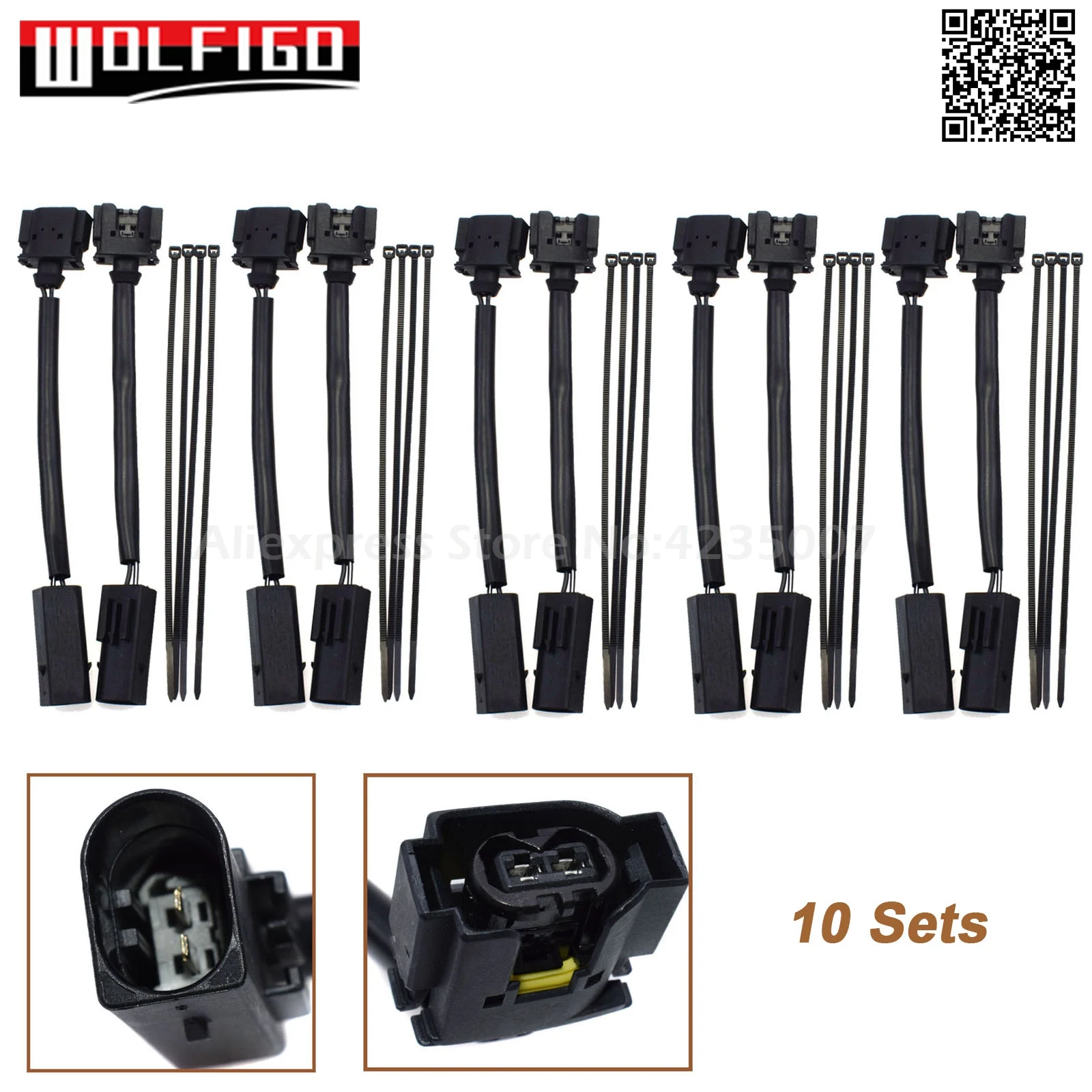 10 Sets WOLFIGO 1 комплект/2 комплекта/10 комплектов устройство регулировки распределительного вала магнит жгут проводов для Mercedes W203 C230 A2711502733, 2711502733,1685452328 - Цвет: 10 Sets