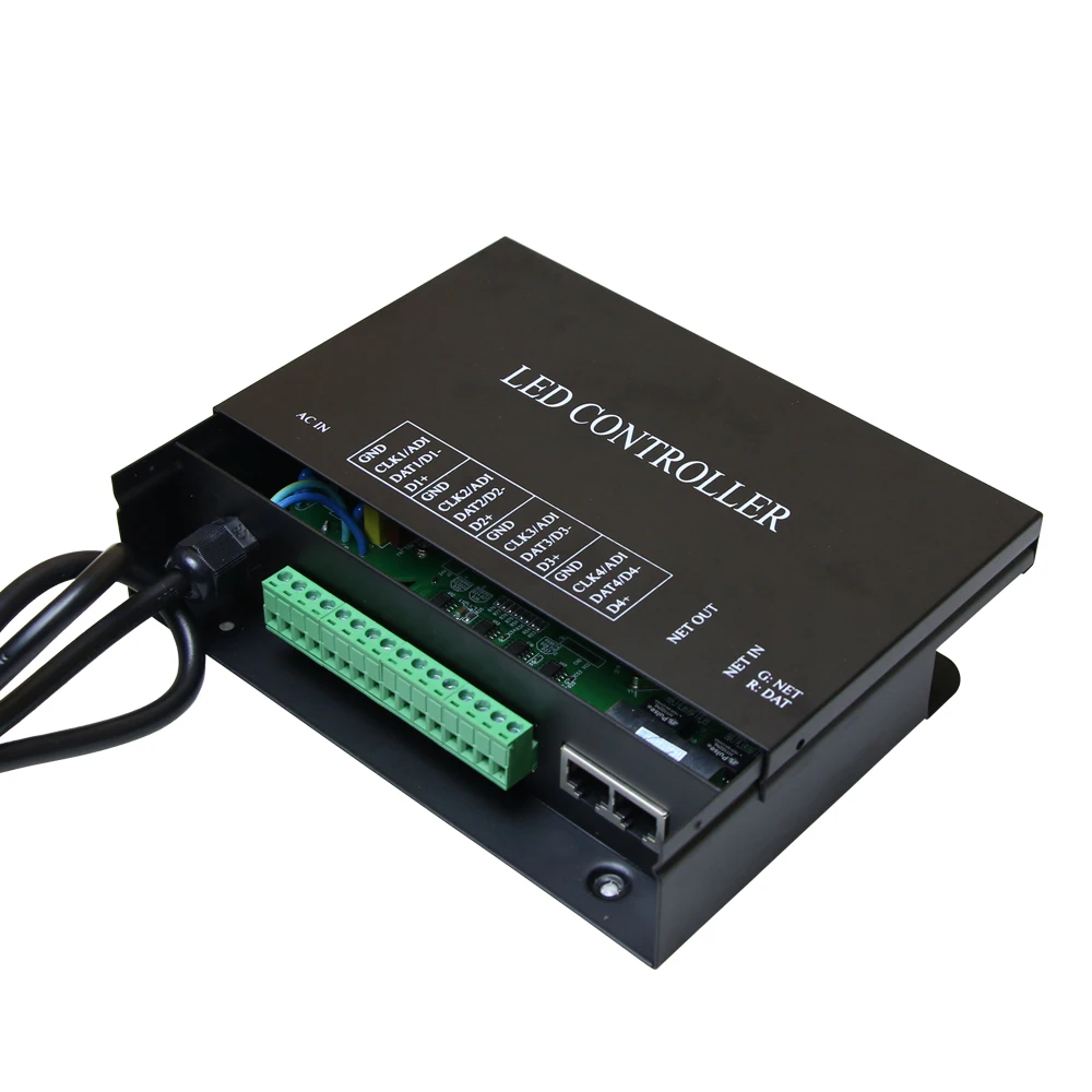 Цена Madrix Jinx! Контроллер Artnet RGB для светодиодных лент, контроллер пикселей DMX 512, контроллер затухания для светодиодных фонарей WS2811, WS2801, WS2812