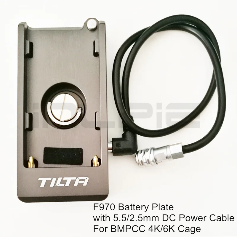 Tilta F970 Батарейная пластина 12V 7,4 V Выходной порт с 1/4-20 монтажными отверстиями из алюминия