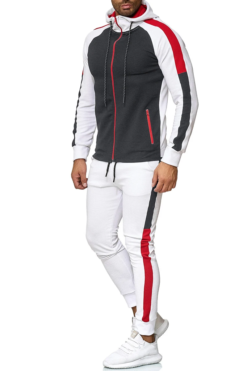 

Multi-country fashion sportswear suits men 2021 new sports suits men's sports suits sweatshirt sweatpants 2 pieces of jogging sp