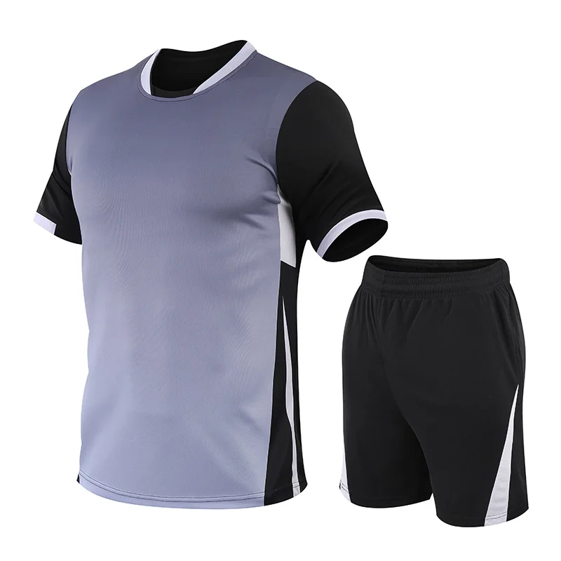 

Summer Fashion Trend short sleeve Printing Casual Cotton Men's T-shirt High Quality Men's T-shirt + shorts two-piece suit