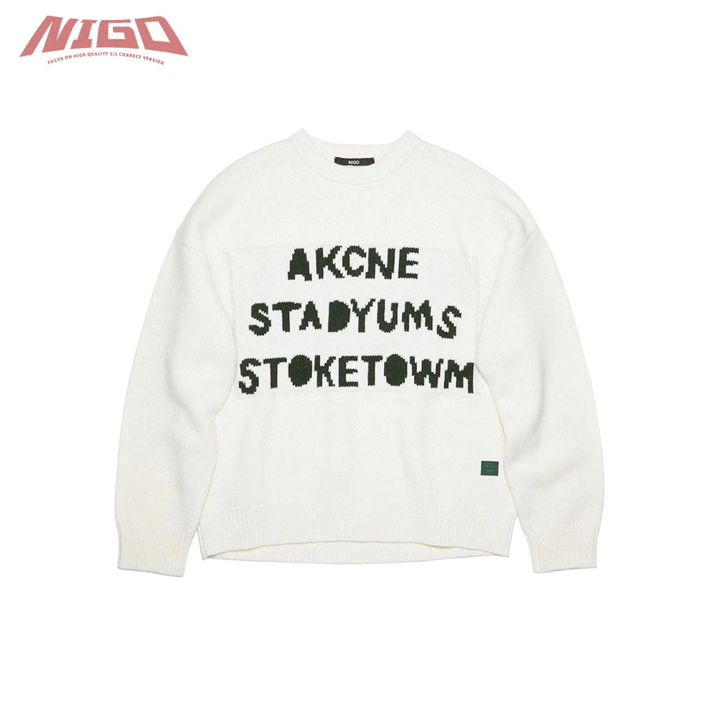 

Женский осенне-зимний вязаный пуловер NIGO Ms 21ss # nigo55595