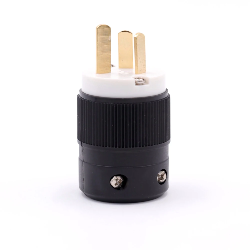 Штепсельная Вилка Schuko AU AR с хромированным покрытием стандартный мужской сетевой