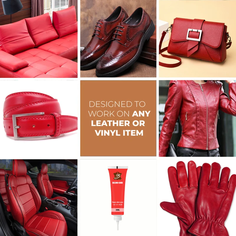 

1Pc 20ml Advanced Leather Repair Gel Car Seat Home Leather Complementary Color Repair Paste Leather Refinish Repair Cream