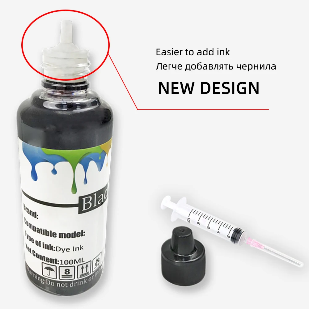 Набор для заправки чернил DMYON совместимый с принтером Hp 61 Deskjet 1000 1010 1050 1510 2000 2050 2510