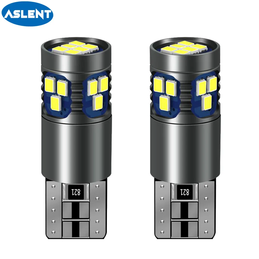 ASLENT 2 шт. 2016SMD 800LM T10 W5W светодиодный Габаритные фонари для автомобиля чтения