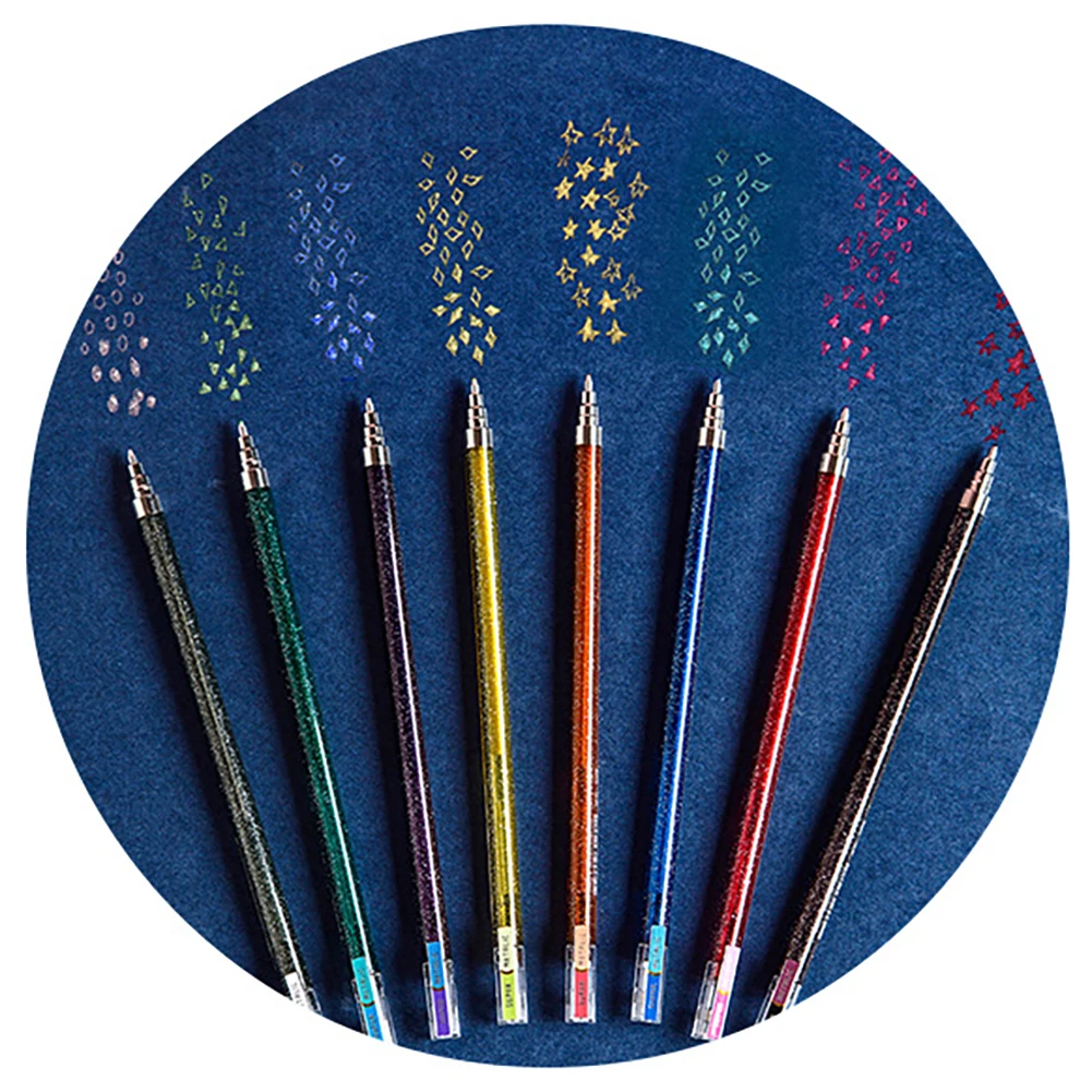 Многоцветная гелевая ручка флэш-маркер шариковая канцелярские принадлежности