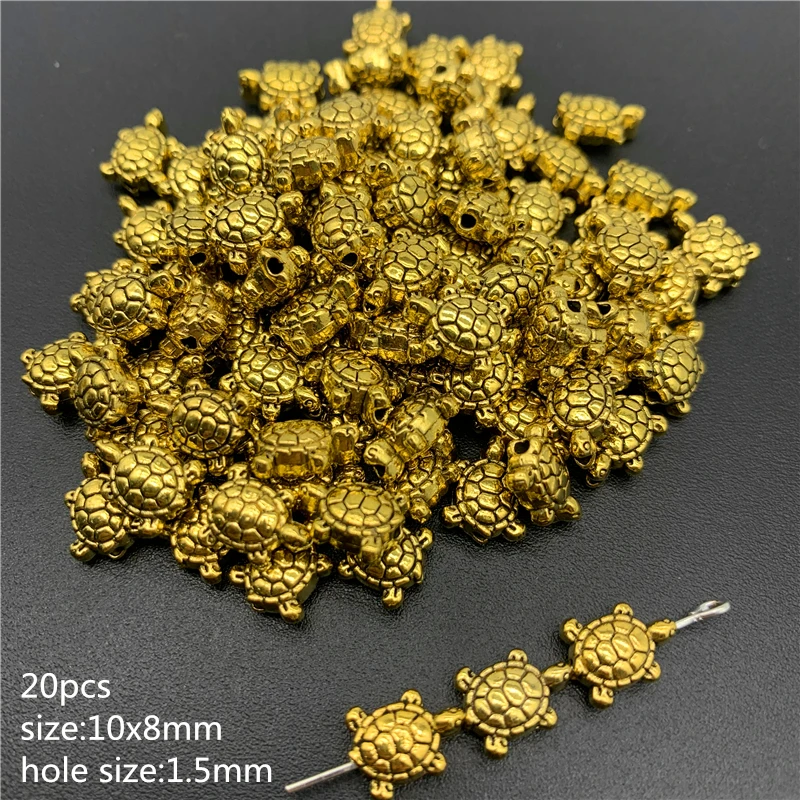 Многоразмерные золотые соединительные бусины из сплава фурнитура для